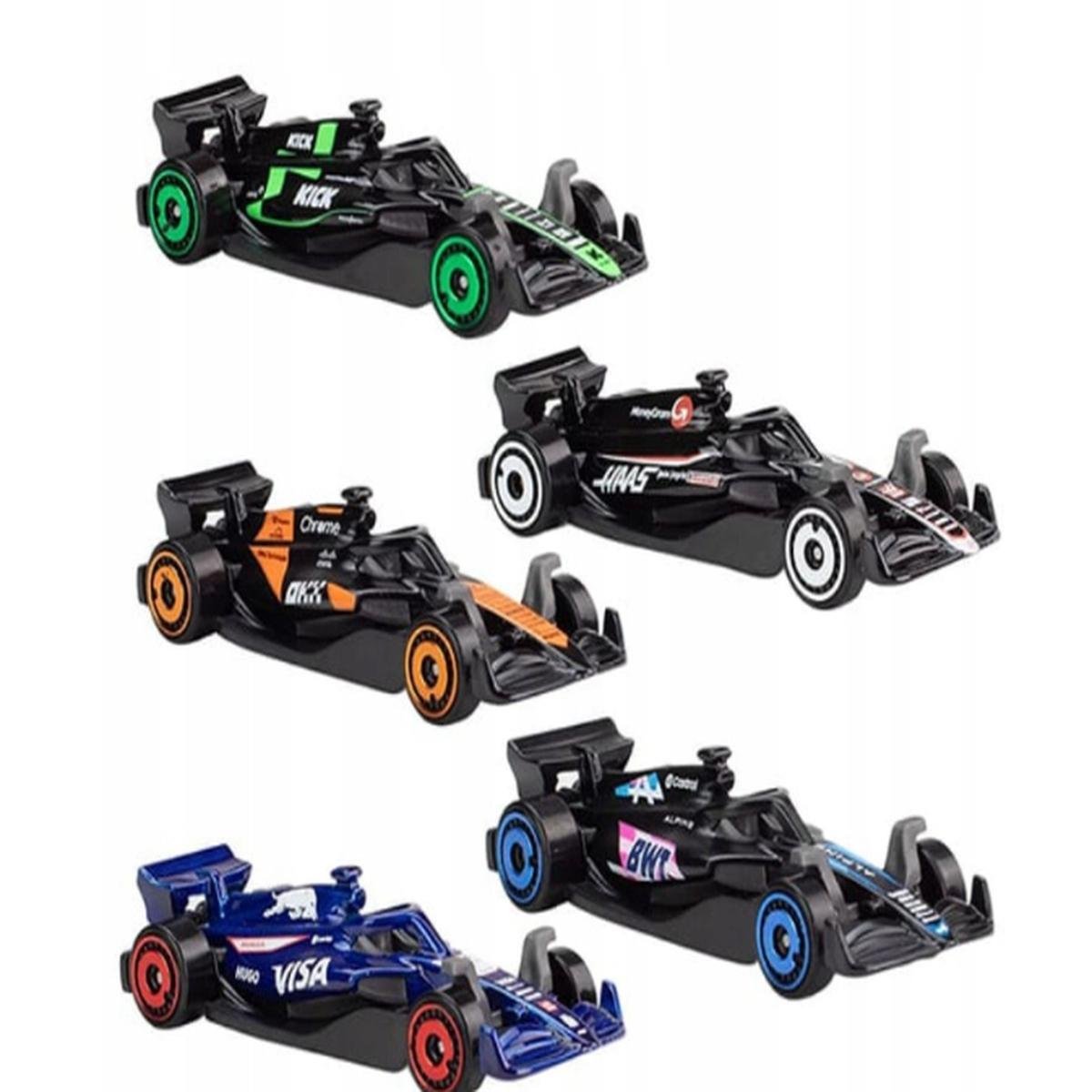 Pack 5 Autos Basicos Hotwheels - Formula 1